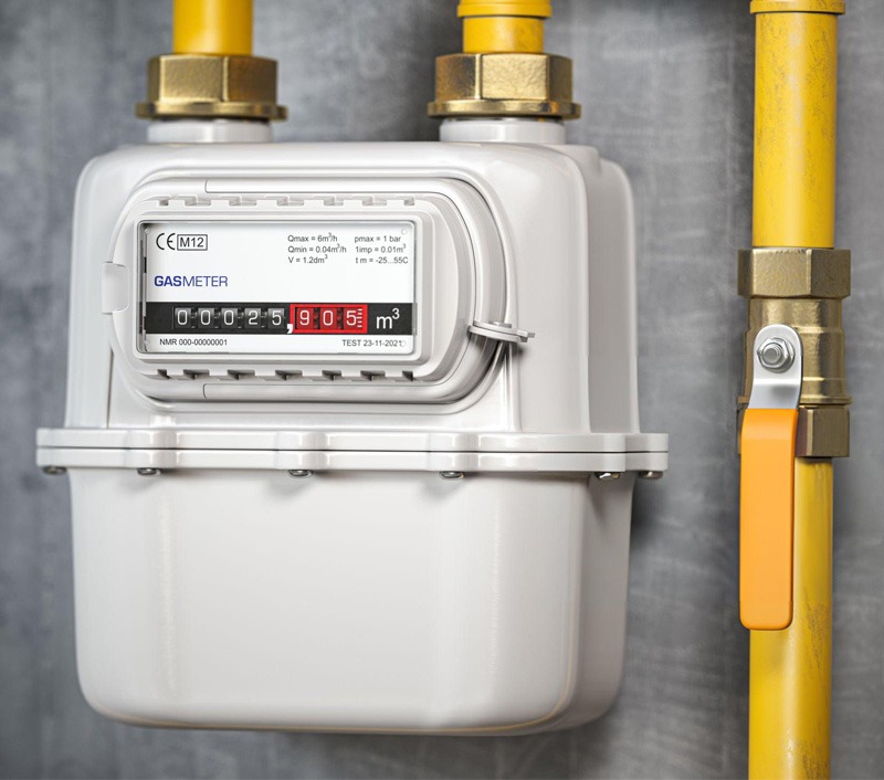 Gas meter equipment