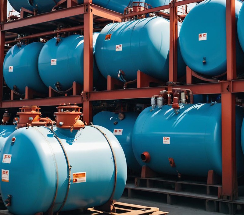 Semi-bulk LPG tank